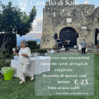 Sabato 14 giugno – Apericena al Castello di Salle